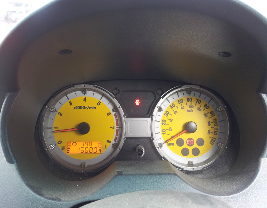 Proton Savvy Style speedometer